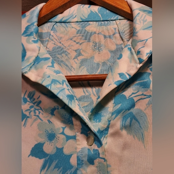 Handmade vintage 1970s long sleeve blouse - Picture 4 of 5